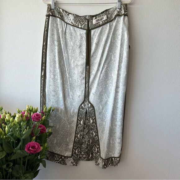 Diane von Furstenberg Kara Snake printed pencil skirt size 14 - Picture 7 of 13